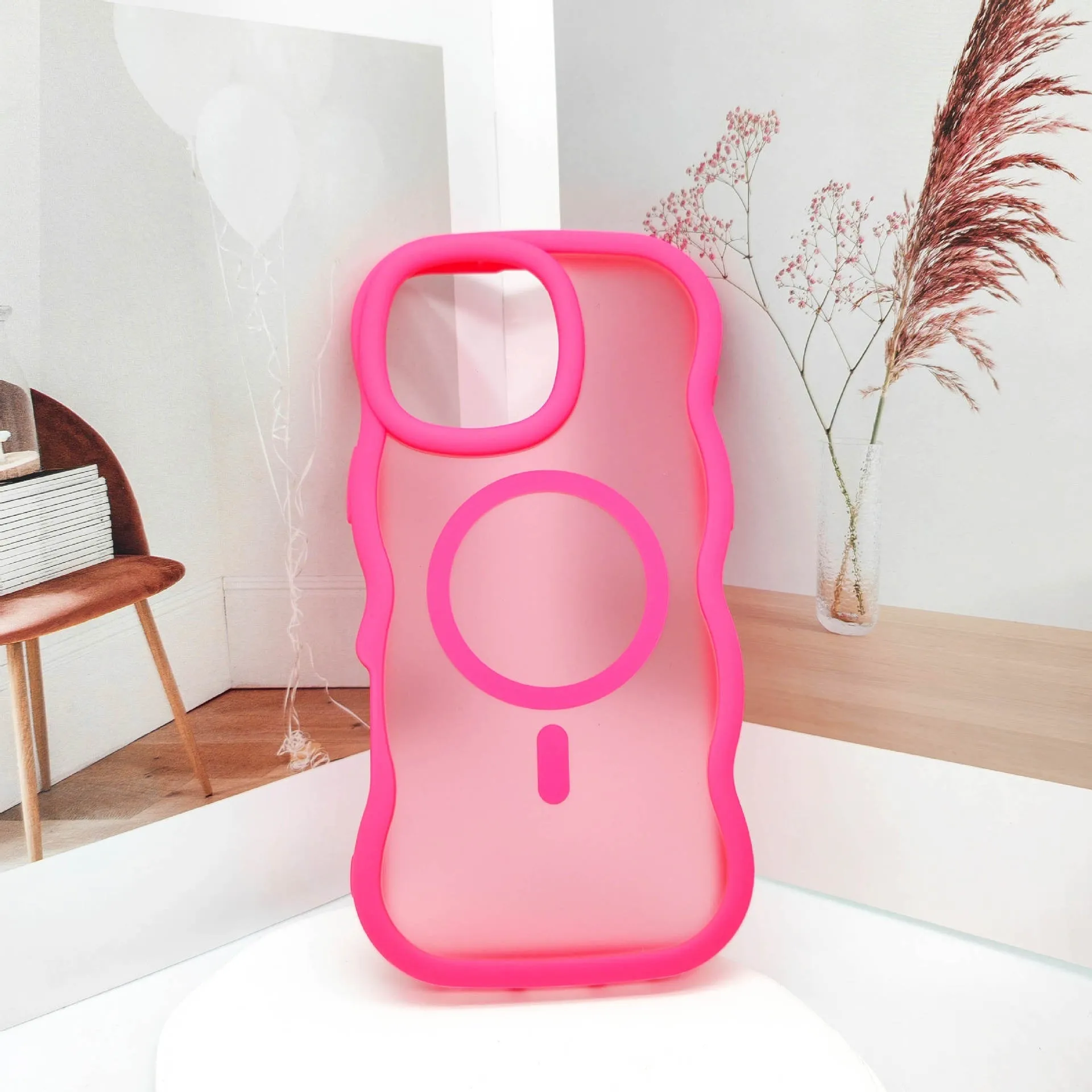 Two-in-one magnetic phone case for Samsung S24 Ultra in gray with TPU PC construction