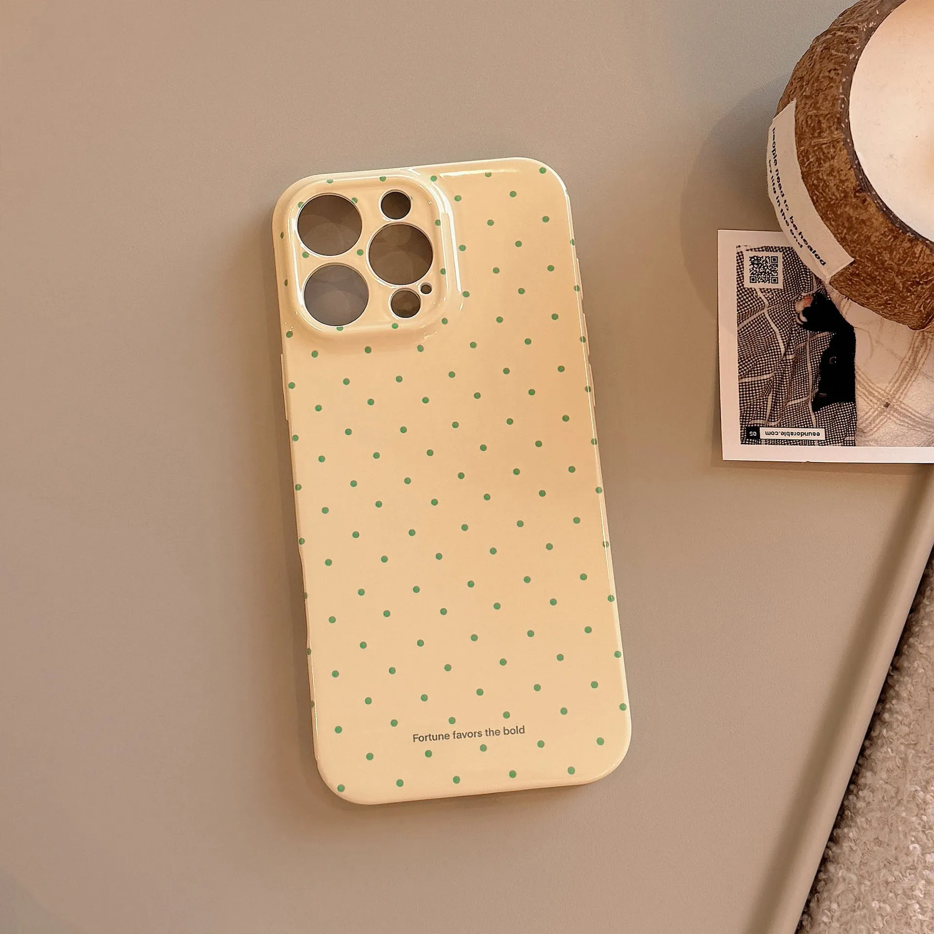 TPU silicone phone case with wavelet dots for Apple iPhone 16 series, soft shell in pink with fall protection