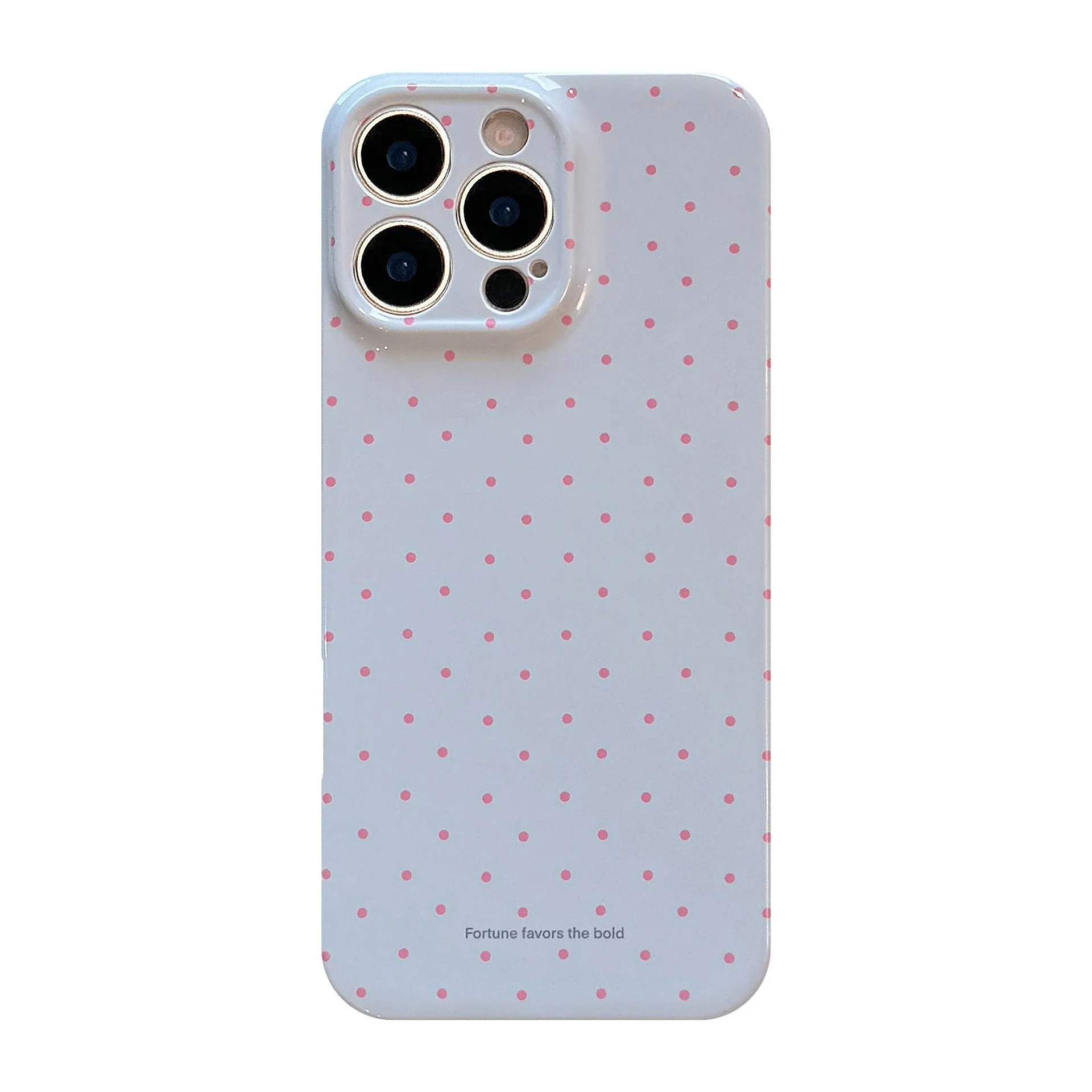 TPU silicone phone case with wavelet dots for Apple iPhone 16 series, soft shell in pink with fall protection