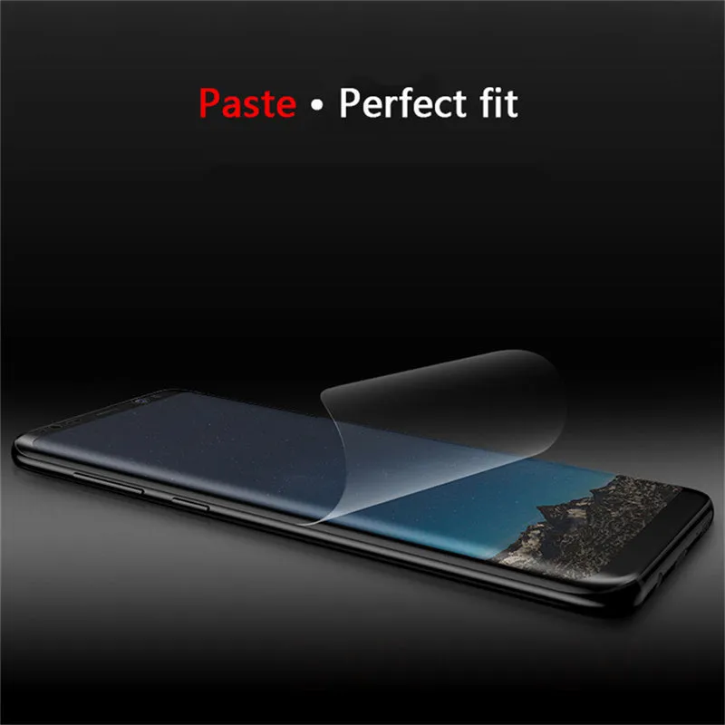 Purple light hydraulic film curved screen protector for Samsung Galaxy S7 edge S8 S9 S10 phones