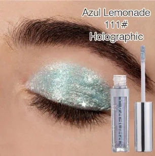 PHOERA Magnificent Metals Glitter and Glow Liquid Eyeshadow in 12 colours with holographic 3D effect in portable 21g bottles