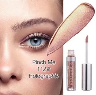 PHOERA Magnificent Metals Glitter and Glow Liquid Eyeshadow in 12 colours with holographic 3D effect in portable 21g bottles