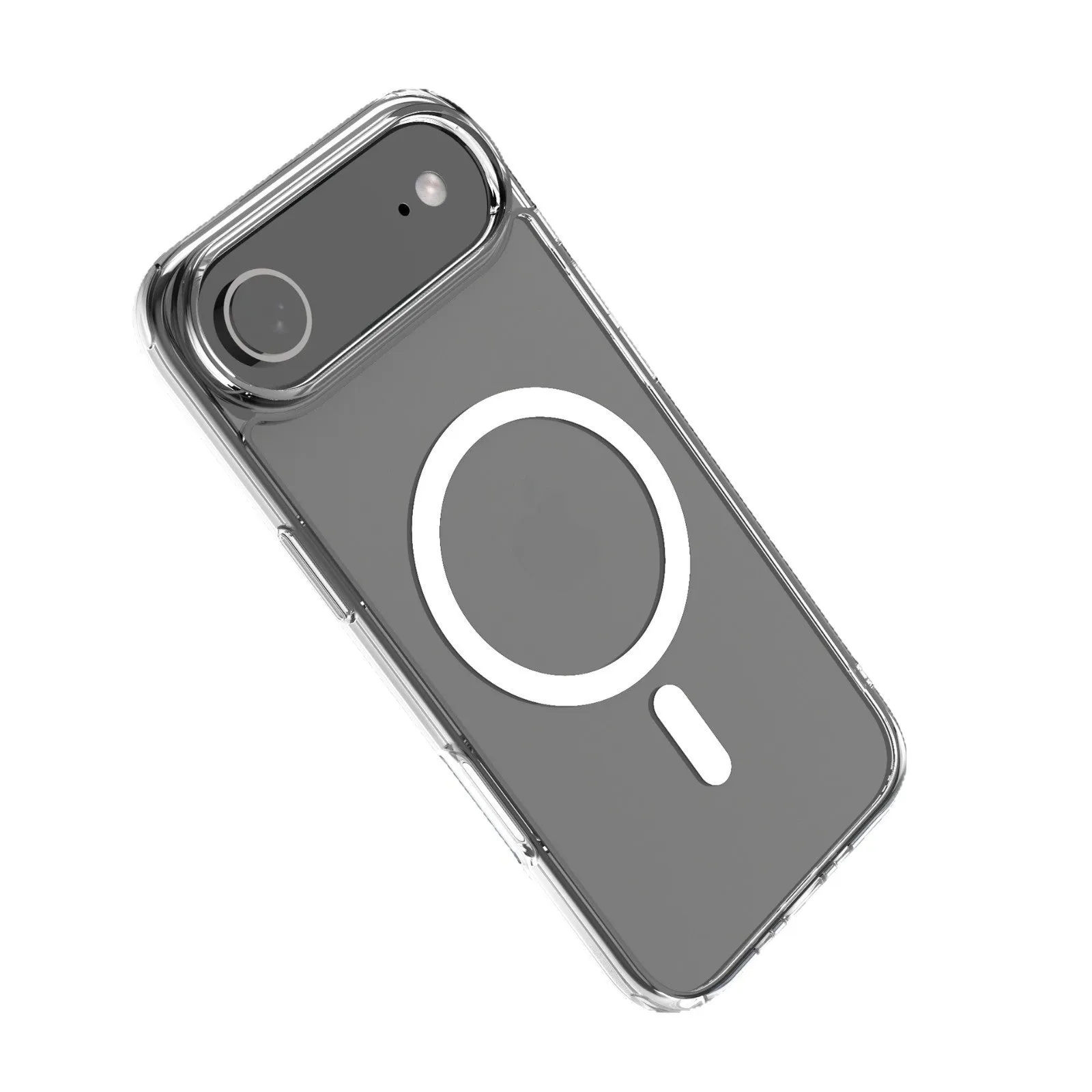 Transparent TPU magnetic phone case for iPhone 17 series with drop-resistant construction