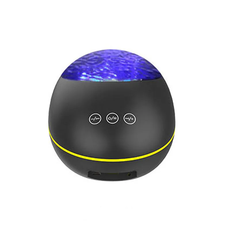 USB music player LED night light galaxy starry sky projector with Bluetooth remote control and 10 colours 360° rotation
