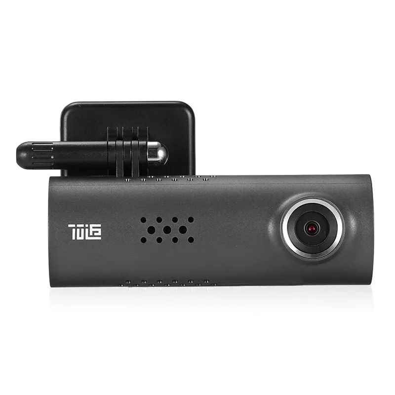 Car dashcam with smart WiFi DVR, 1080P Full HD, voice control, and 130-degree wide-angle lens