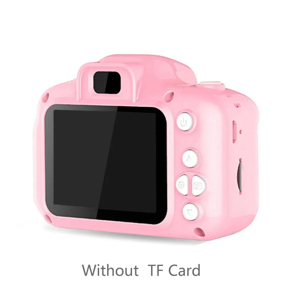 Children's HD digital waterproof camera in blue with 2.3 inch LCD screen, 800W pixels, compact size