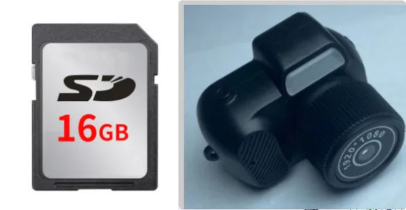 Black Y3000 HD outdoor sports camera with 0.96-inch display screen on a plain background