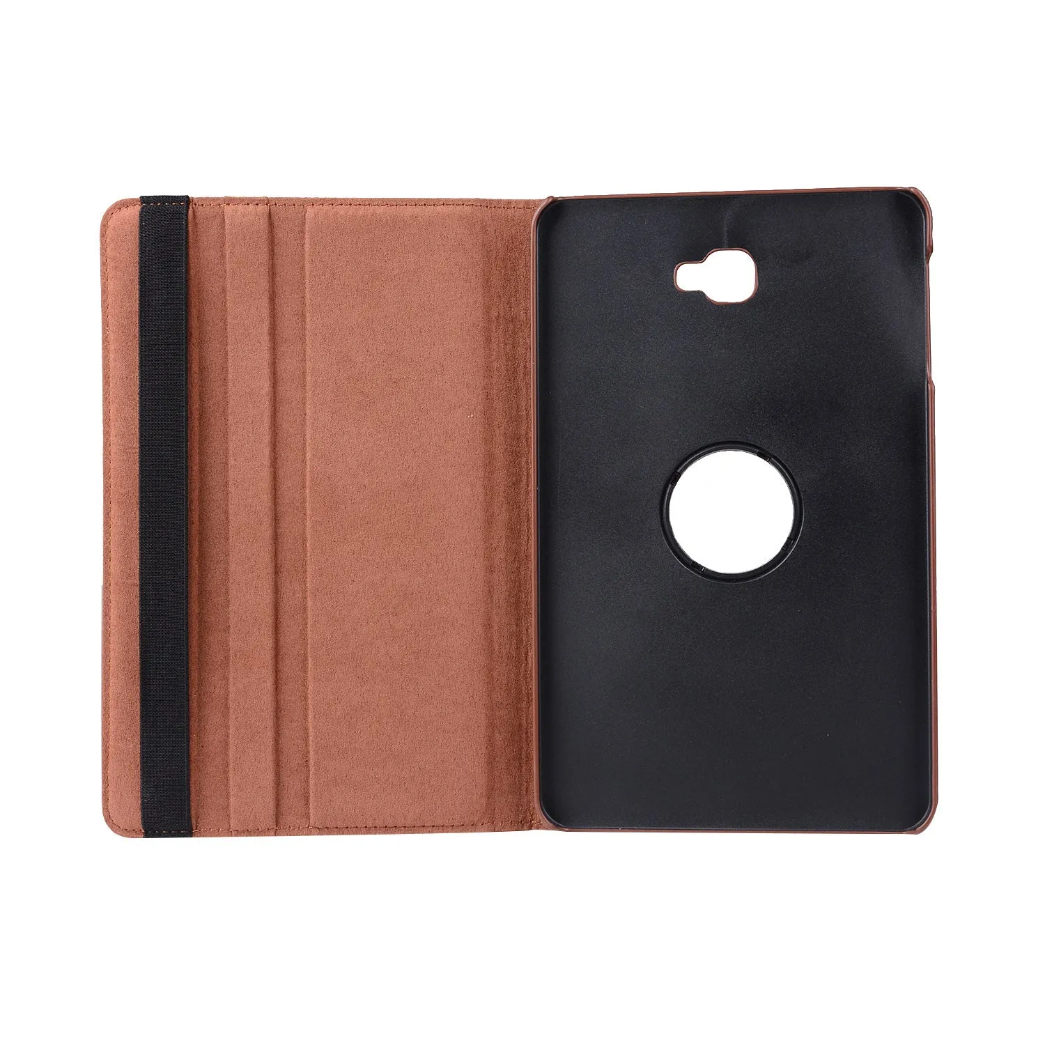 Litchi grain rotating 360 tablet case for Samsung Tab A T580 T585 with built-in bracket stand