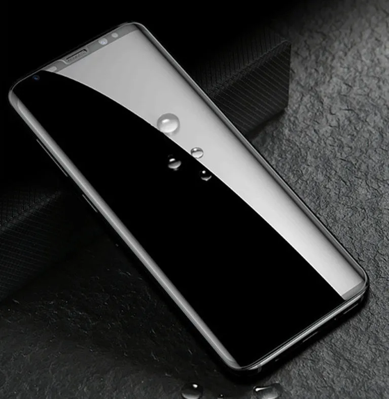 Tempered glass screen protector for Samsung Galaxy with anti-fingerprint and HD features