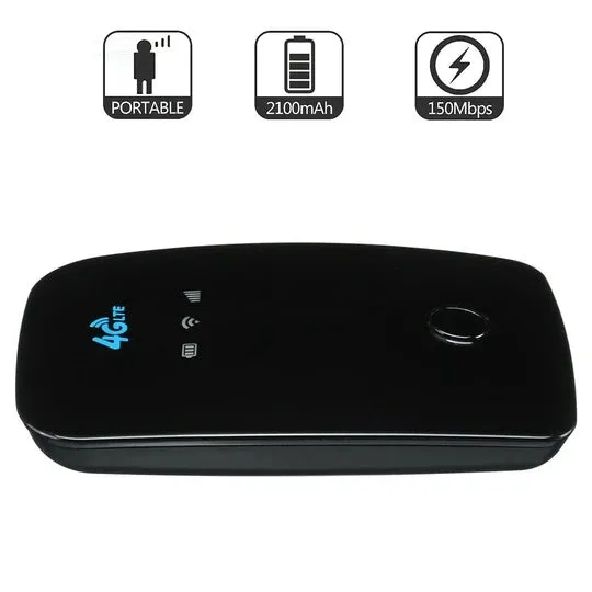 4G LTE FDD portable wireless WiFi hotspot device for mobile broadband internet