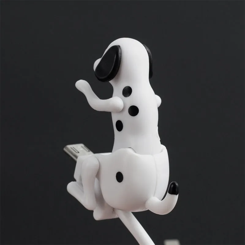 Rogue Dog Type C data cable showing a cute puppy design with a USB connector on one end and Type C on the other