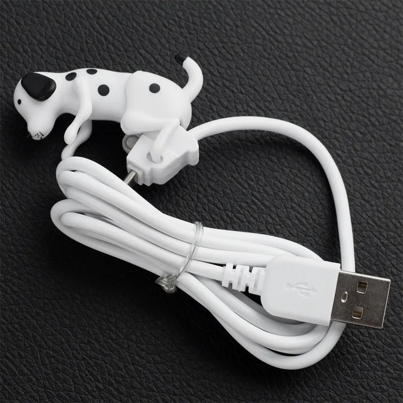 Rogue Dog Type C data cable showing a cute puppy design with a USB connector on one end and Type C on the other