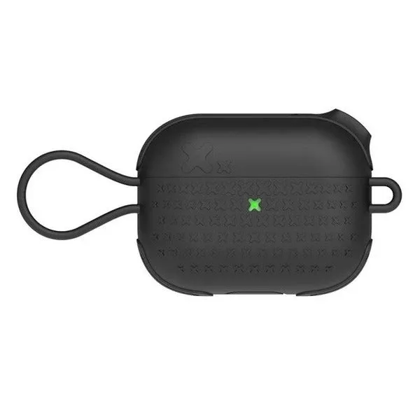 Silicone cover for Apple Airpods Pro charging case in Black, Green, and White