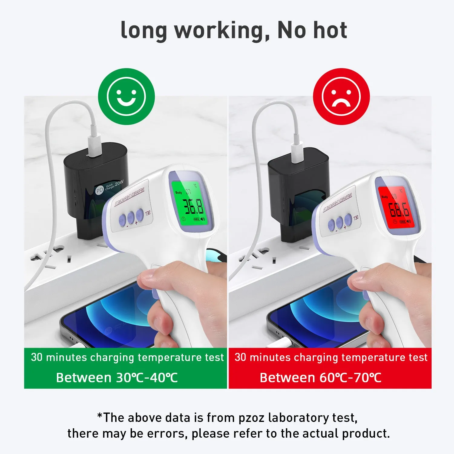 PD20W 20W fast charging head Type-C interface white colour with European Standard plug