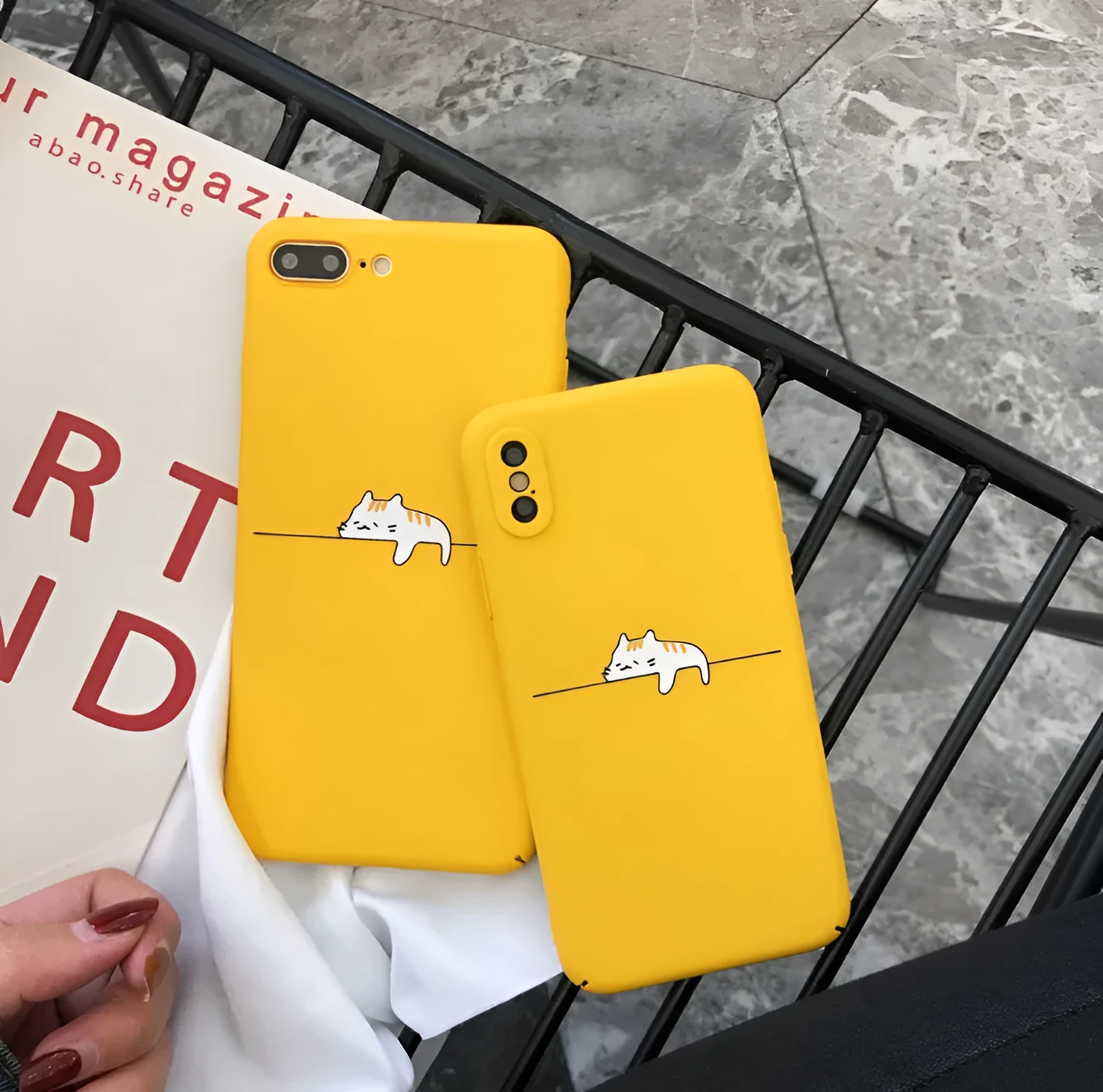 Funny cartoon giraffe TPU silicone phone case for iPhone, soft back cover
