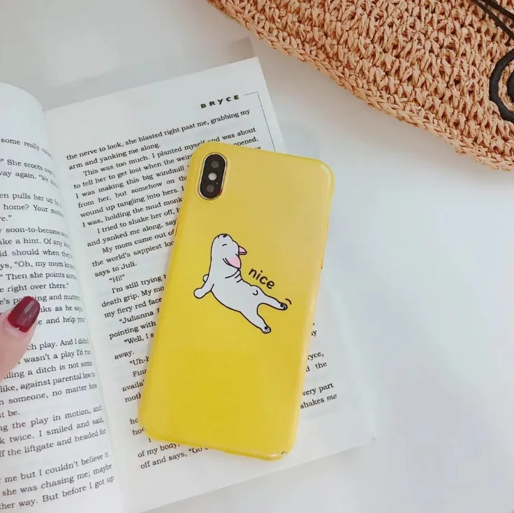 Funny cartoon giraffe TPU silicone phone case for iPhone, soft back cover
