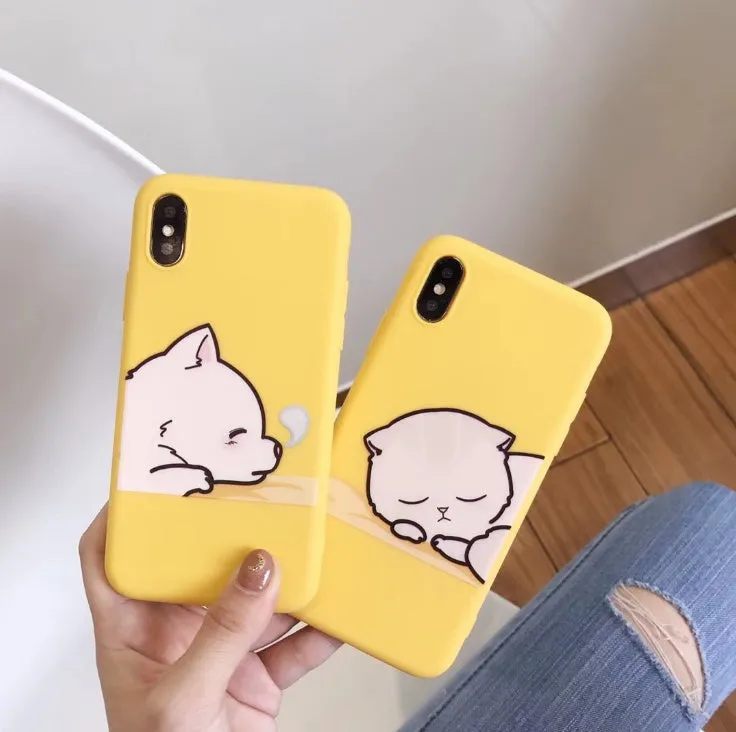 Funny cartoon giraffe TPU silicone phone case for iPhone, soft back cover