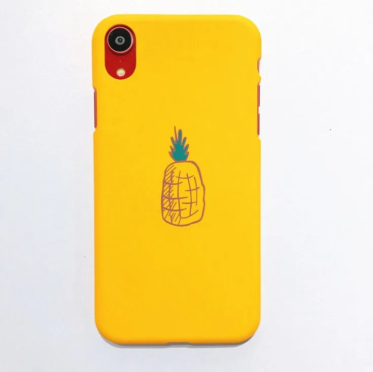 Funny cartoon giraffe TPU silicone phone case for iPhone, soft back cover