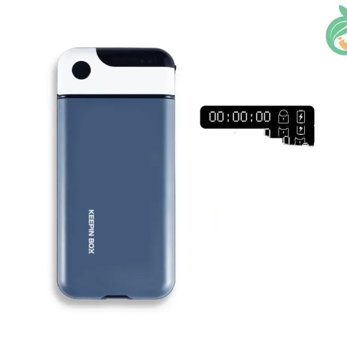 Matcha green mobile phone lock self-discipline box with backlight feature