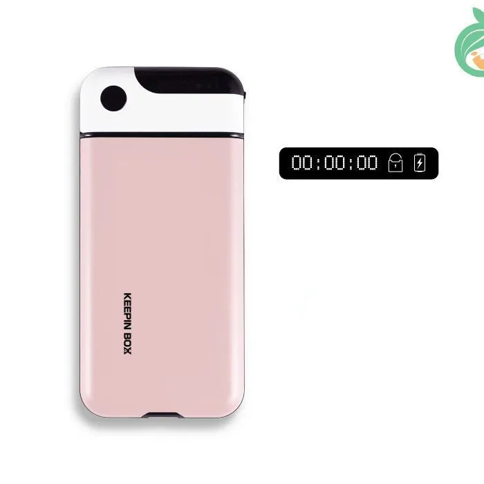 Matcha green mobile phone lock self-discipline box with backlight feature