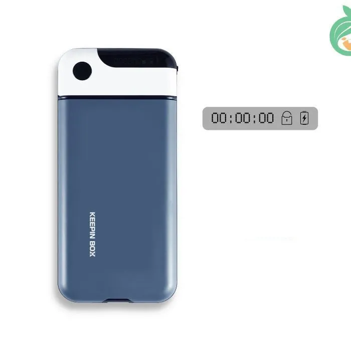 Matcha green mobile phone lock self-discipline box with backlight feature