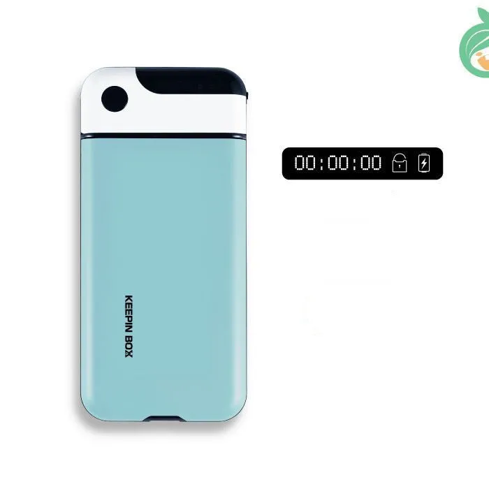 Matcha green mobile phone lock self-discipline box with backlight feature