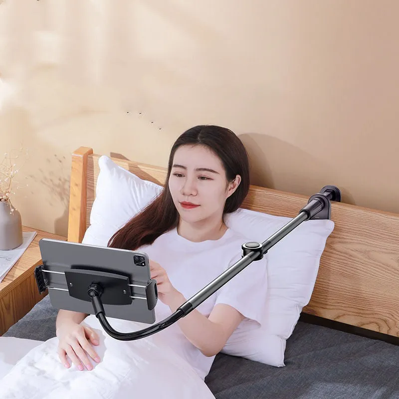 Lazy Man Stand phone tablet holder in dark grey colour, hands-free design for sofa or bed use