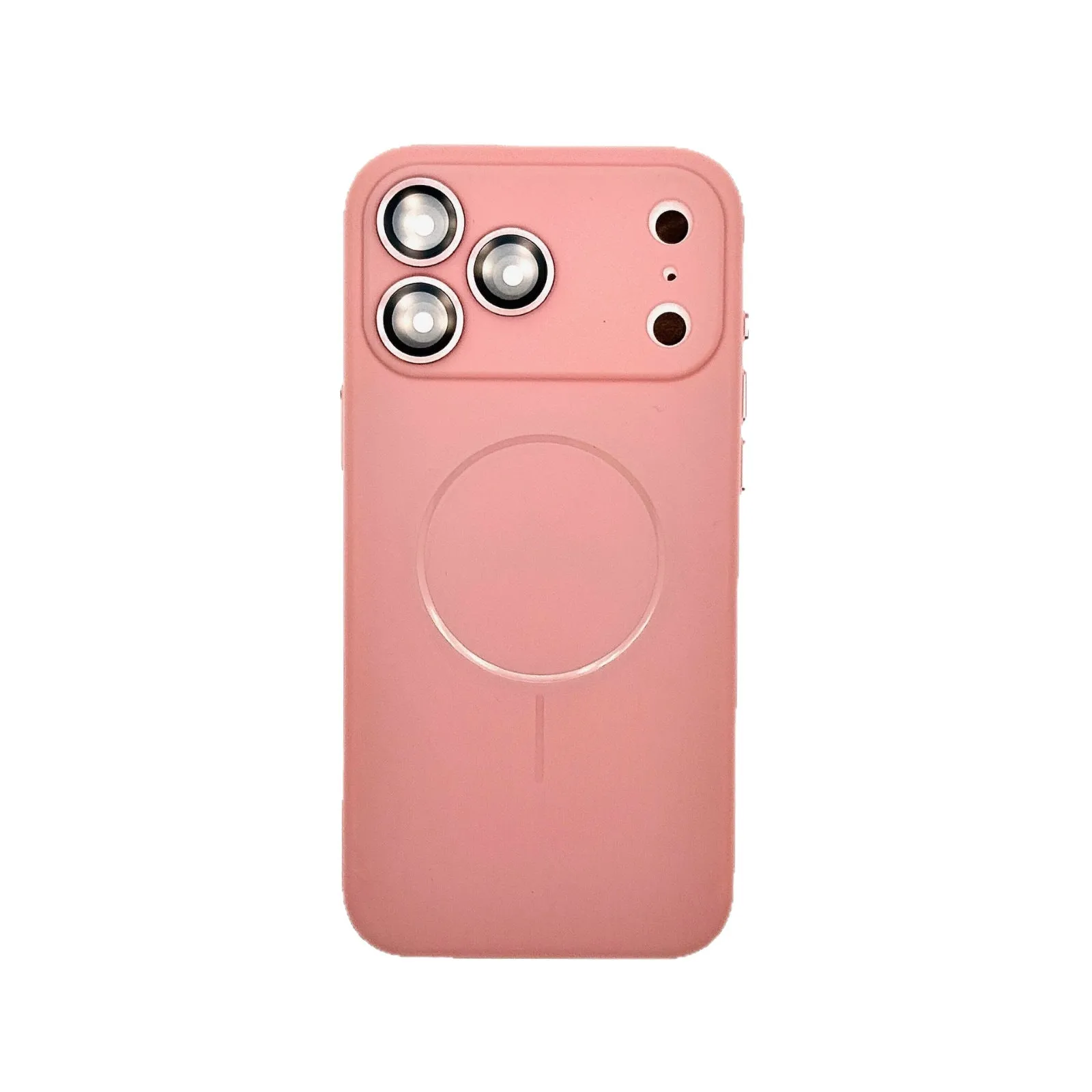 Frosted magnetic suction phone case with lens protector for iPhone 17 series