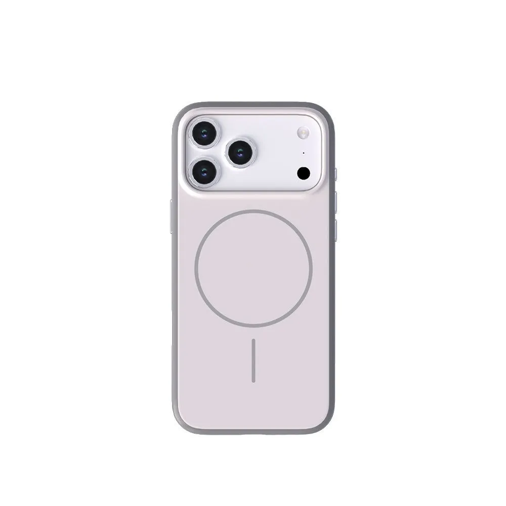 Magnetic silicone phone case for iPhone 17 series in six colour options, matte finish, shockproof design