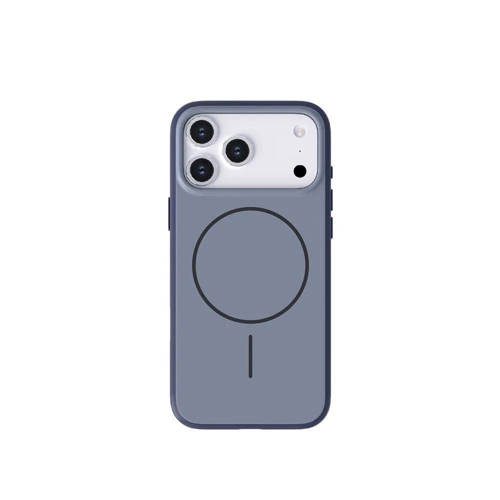 Magnetic silicone phone case for iPhone 17 series in six colour options, matte finish, shockproof design