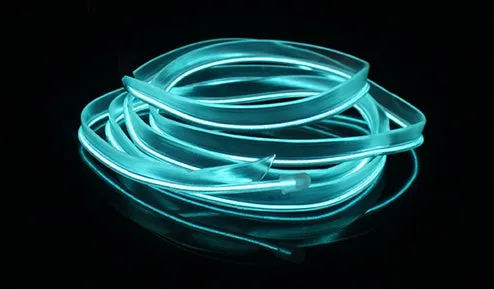 Flexible water-resistant LED strip light with 360° illumination, 1m length, 10 colour options