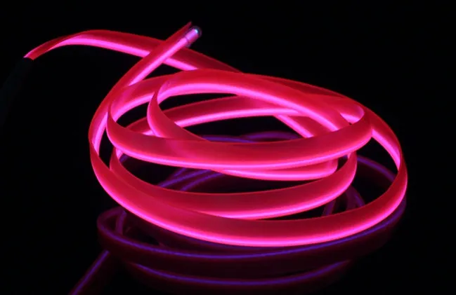 Flexible water-resistant LED strip light with 360° illumination, 1m length, 10 colour options
