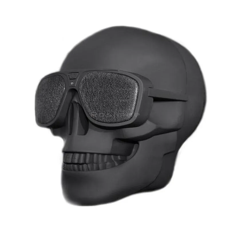 Limited edition skull-shaped wireless Bluetooth speaker in multiple colour options