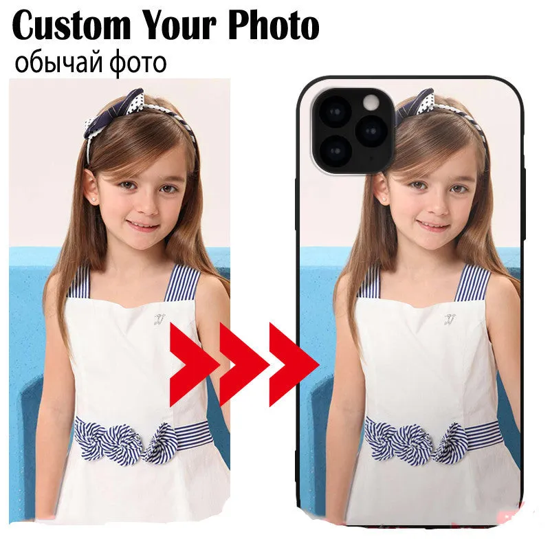 Custom TPU phone case with black solid colour back and fine matte finish, compatible with Apple iPhone models
