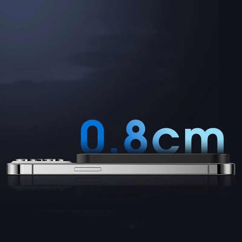 Alloy magnetic wireless power bank in titanium gold or black colour with multiple capacity options