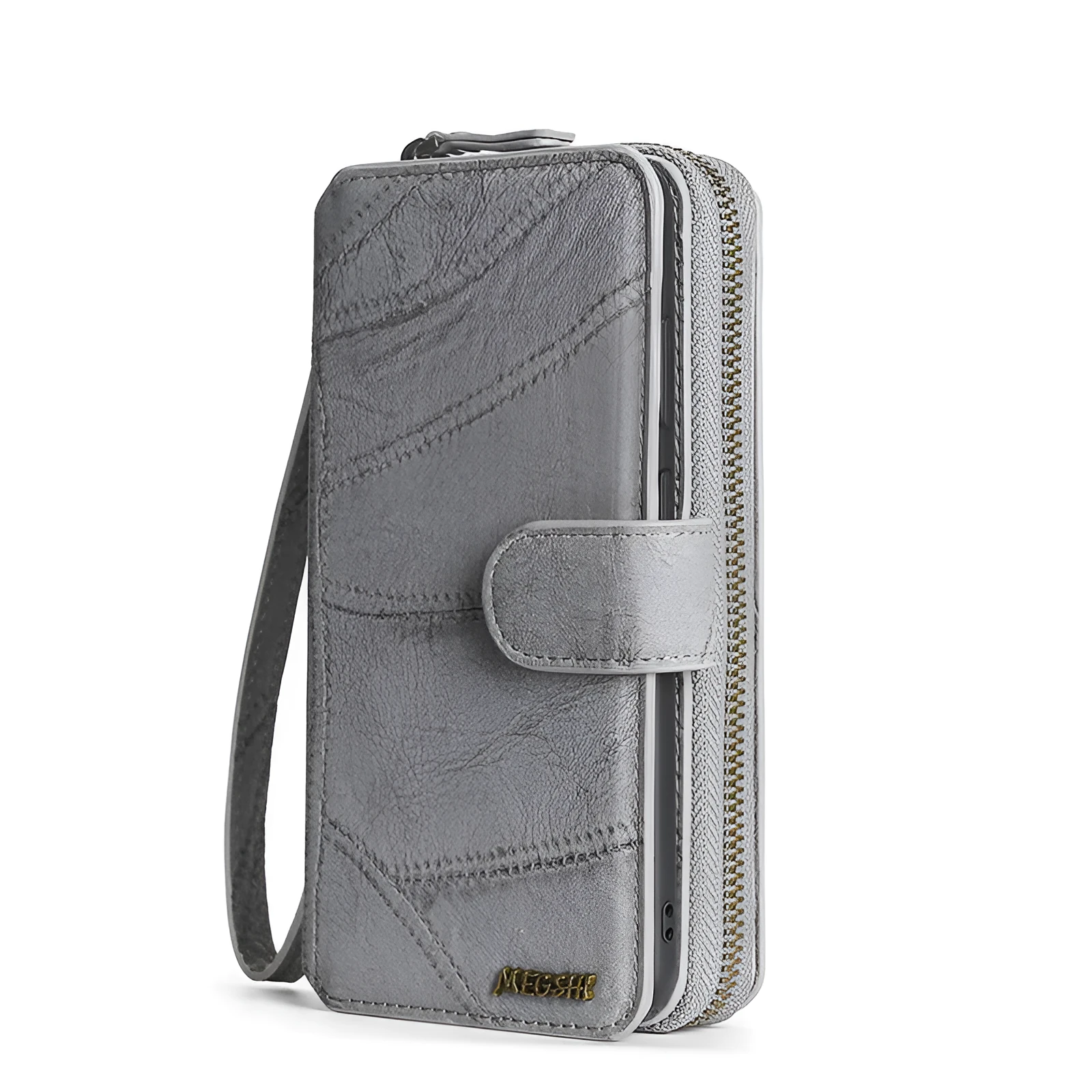 Samsung card phone leather case wallet style TPU PC black grey wine red front view