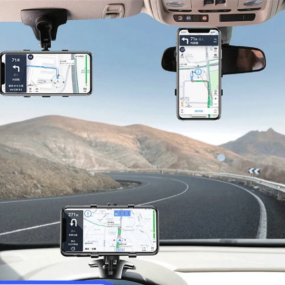 Black plush universal car dashboard rearview mirror bracket for phone holder 95x39x51.5cm