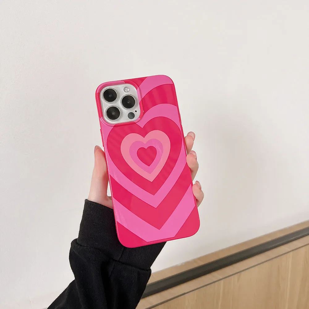 Tianku pink TPU phone case with stripe and graffiti pattern for iPhone 11 12 13 14 Pro Max XR XS