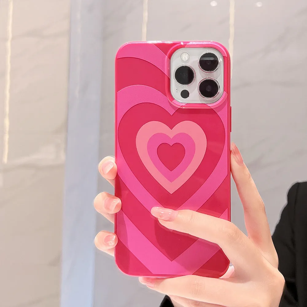 Tianku pink TPU phone case with stripe and graffiti pattern for iPhone 11 12 13 14 Pro Max XR XS