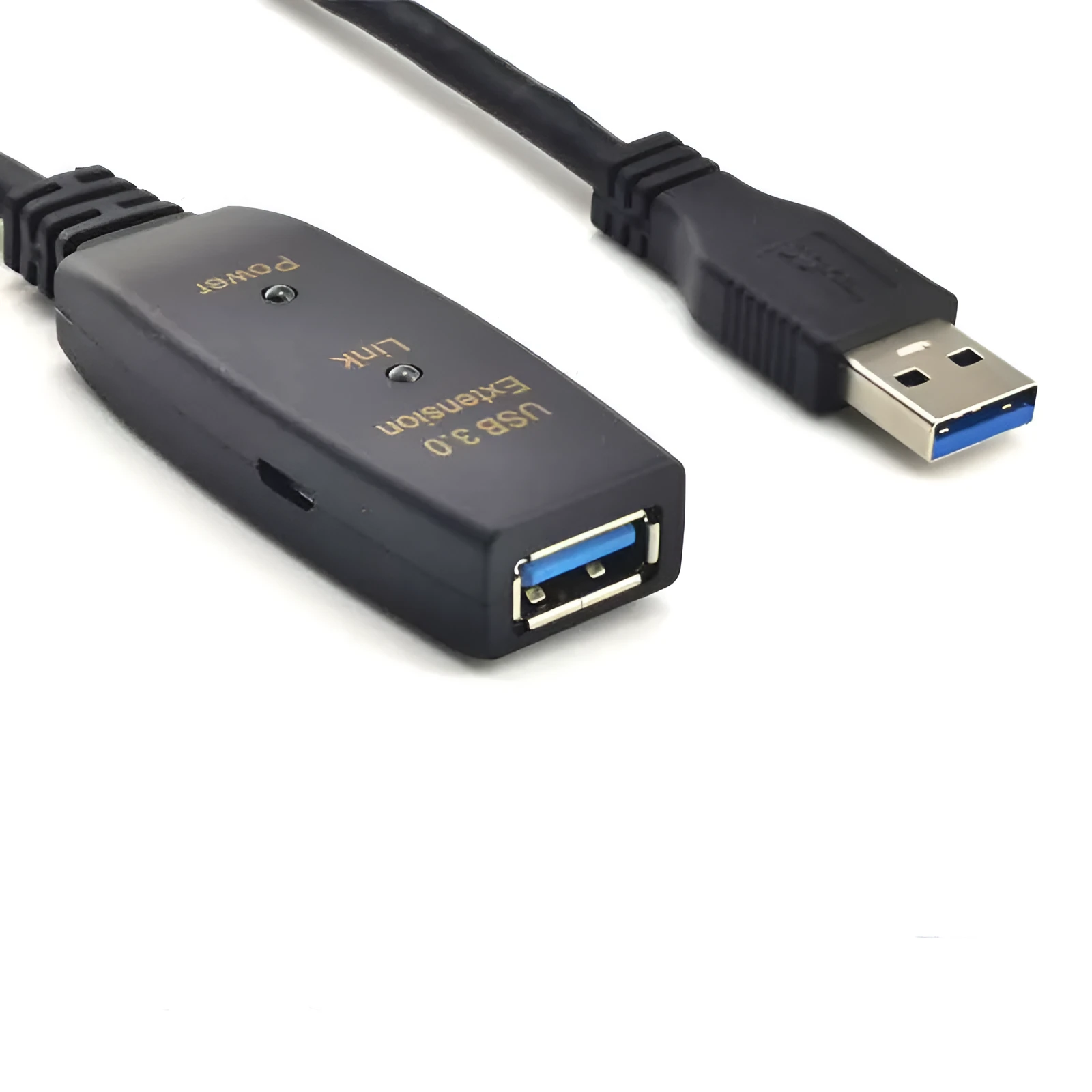 USB extension cable for conference camera and electronic whiteboard, oxygen-free copper, injection moulded, 5m-20m lengths