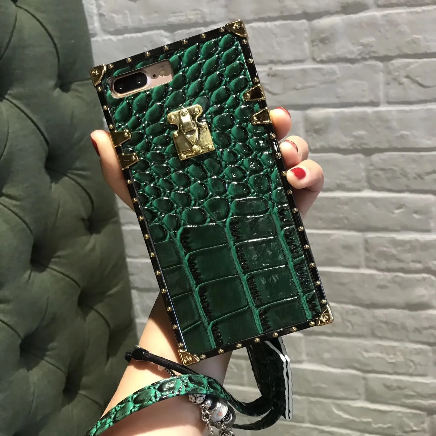 Silicone soft TPU phone case back cover for iPhone in solid colour black, red, or green