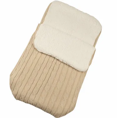 Winter baby stroller sleeping bag with lamb cashmere lining in envelope style design