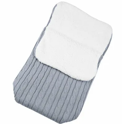 Winter baby stroller sleeping bag with lamb cashmere lining in envelope style design