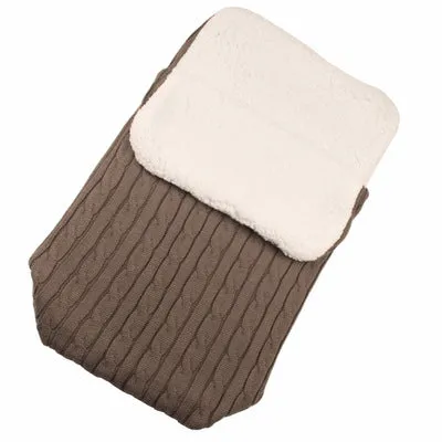 Winter baby stroller sleeping bag with lamb cashmere lining in envelope style design
