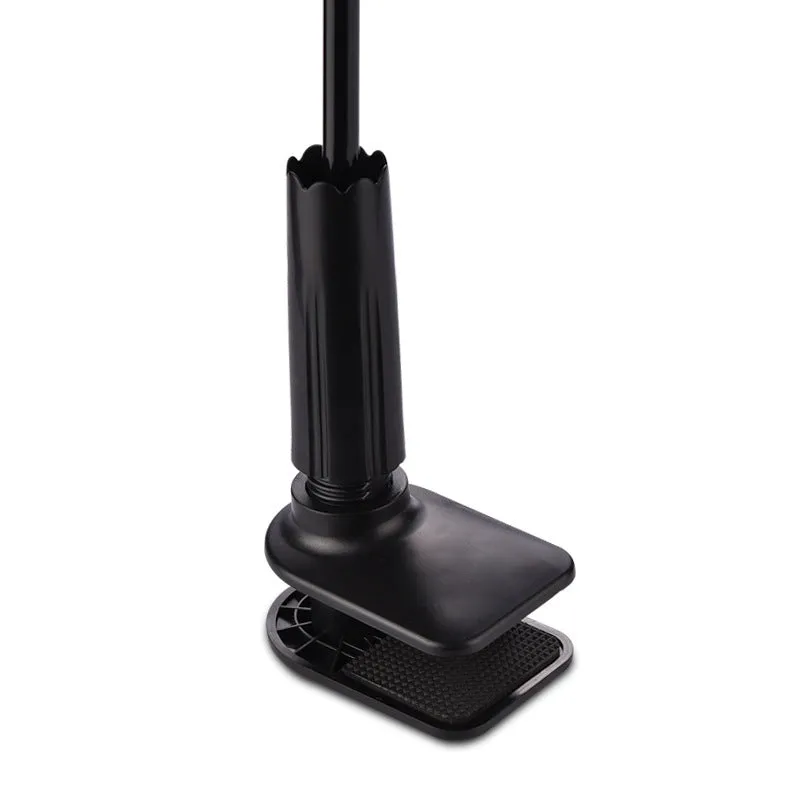 Apple compatible phone holder stand bracket black white 70cm 1m for desk bedside use