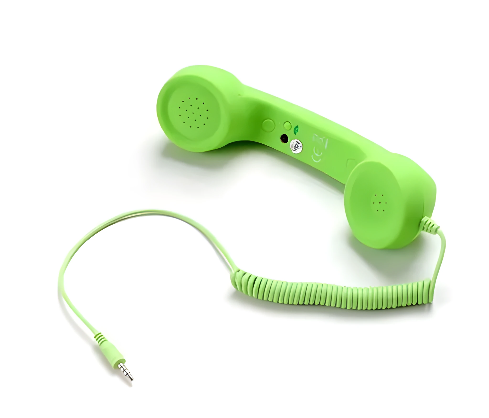 Frosted retro anti-radiation handset for mobile phones, 21.5 cm, in nine colours