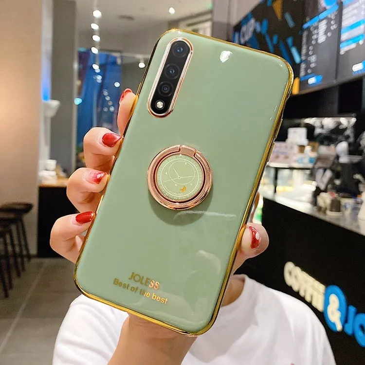 Flexible TPU silicone phone case for Samsung Galaxy in light green colour with precise cutouts