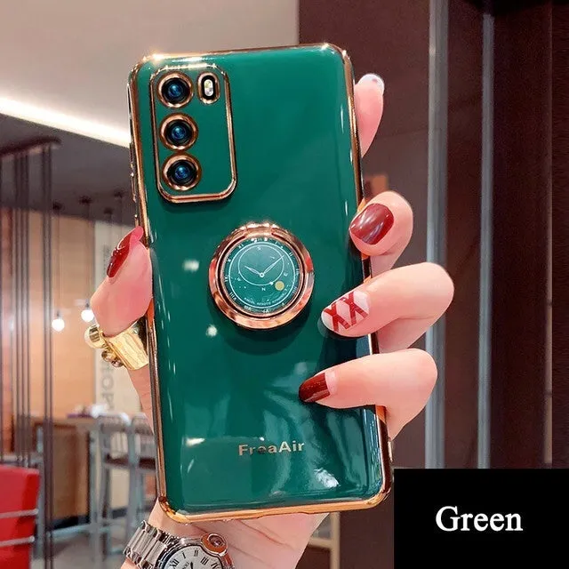 Flexible TPU silicone phone case for Samsung Galaxy in light green colour with precise cutouts