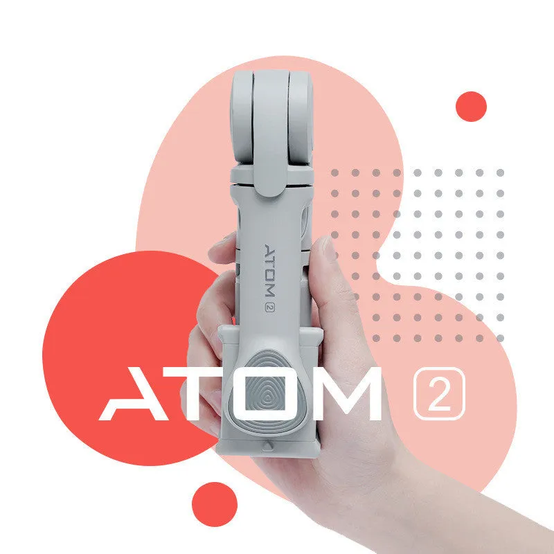 Snoppa Atom 2 green three-axis smartphone gimbal stabiliser on white background