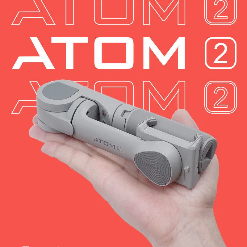 Snoppa Atom 2 green three-axis smartphone gimbal stabiliser on white background